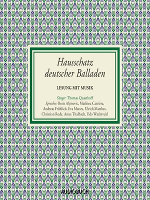 cover image of Hausschatz deutscher Balladen